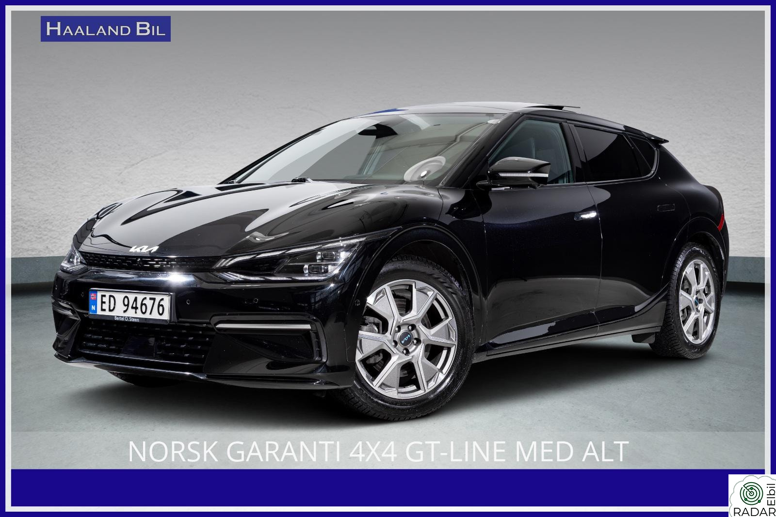 KIA EV6 2022 4X4 GT-LINE MED ALT GARANTI TIL 04.2029