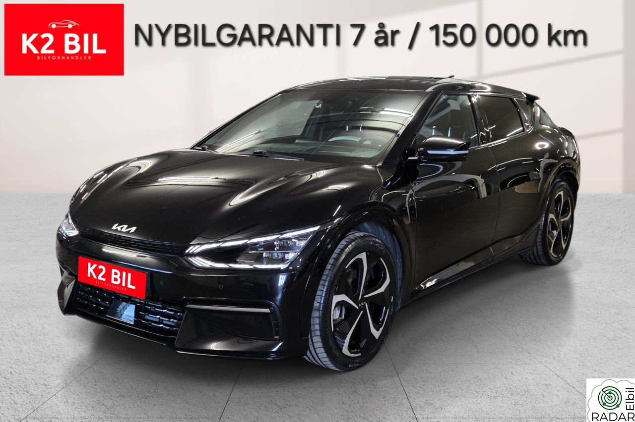 KIA EV6 GT Line AWD, HENGERFESTE, Nybilgaranti, SERVICE og EU