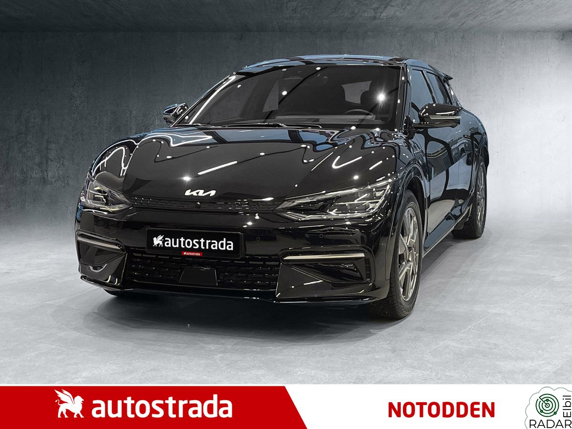 KIA EV6 GT-Line,77 kWh AWD Hengerfeste, Glasstak, Lav Km