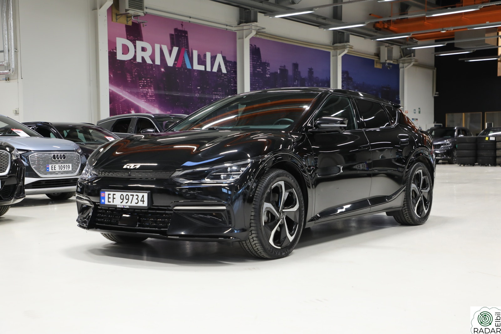 KIA EV6 GT Line 77 kWh AWD/Hud/Solktak/360-Kamera/Meridian