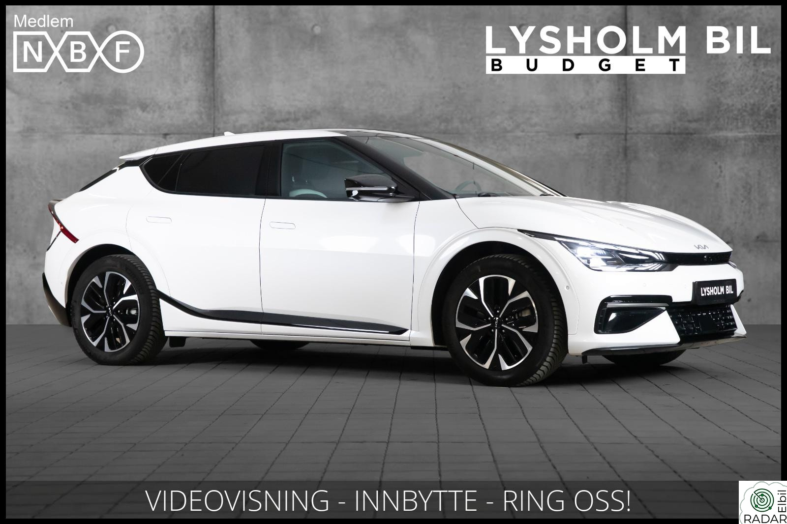 KIA EV6 77,4 kWh AWD GT-Line/Soltak/Bi-LED/ACC/V.pumpe/Lav km!