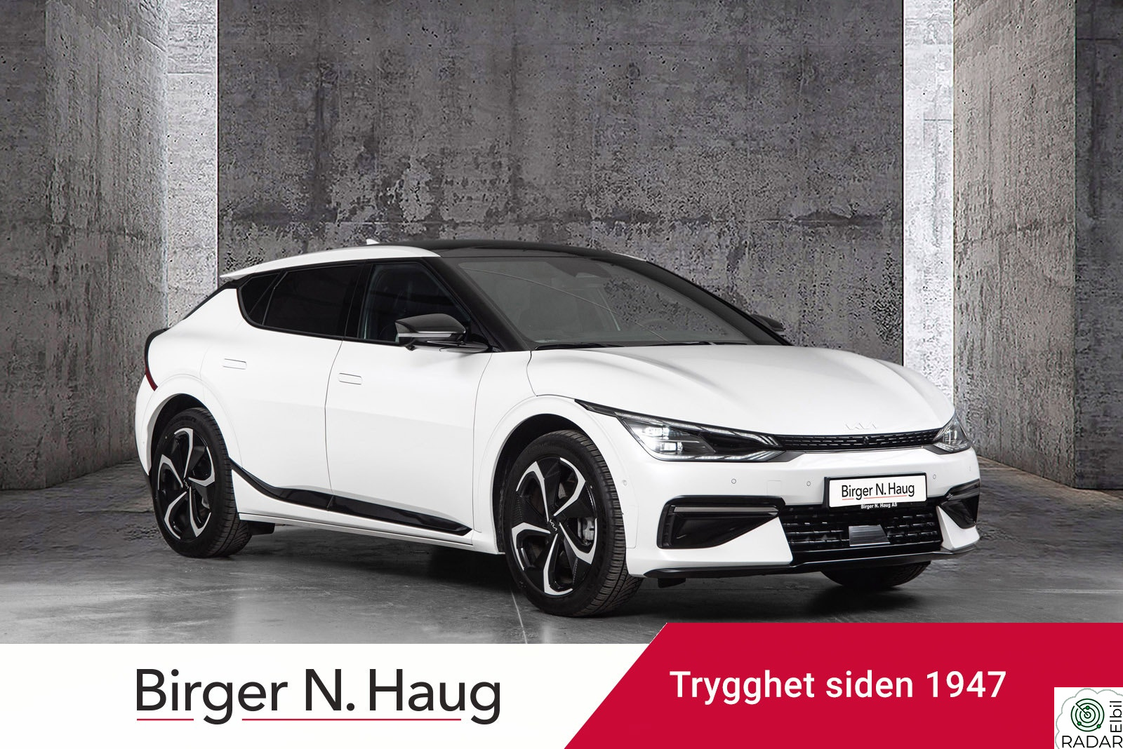 KIA EV6 GT Line 77 kWh AWD SKINN|LEVERINGSKLAR|TOPPUTSTYRT