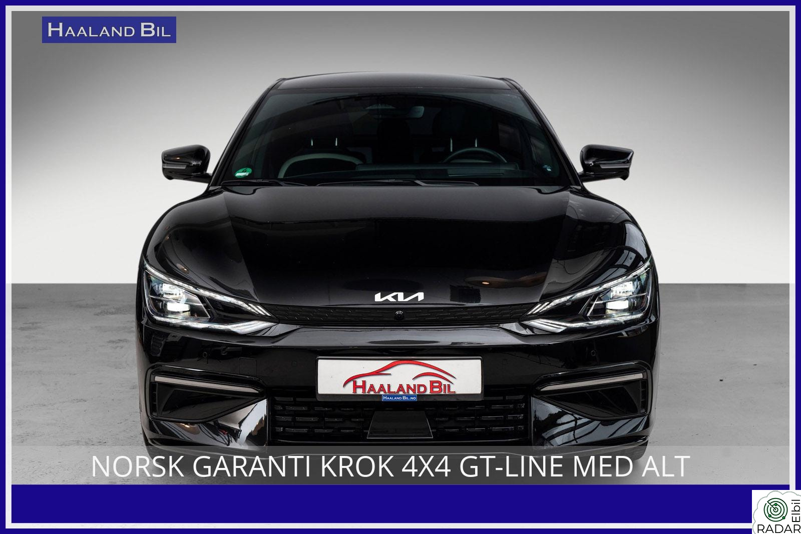 KIA EV6 2024 4X4 GT-LINE MED ALT PLUSS KROK GARANTI TIL 07.2031