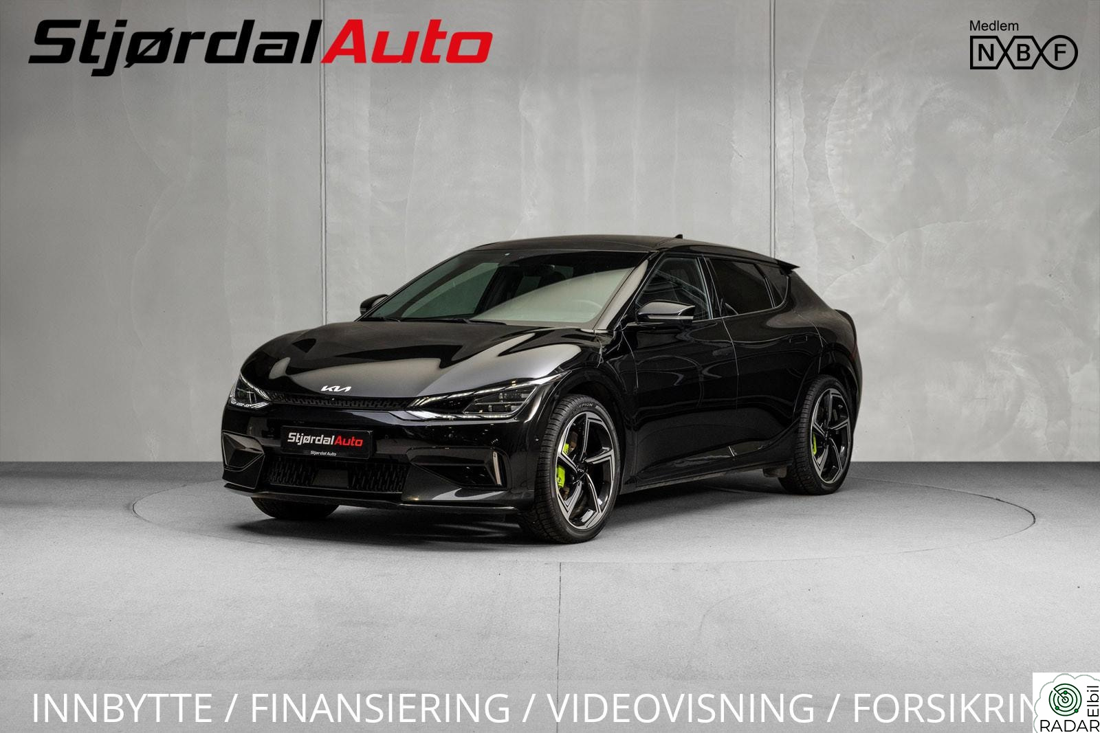 KIA EV6 GT 585hk 424KM/LED/ACC/21"/HUD/ECS/360/MERIDIAN/ISOFIX