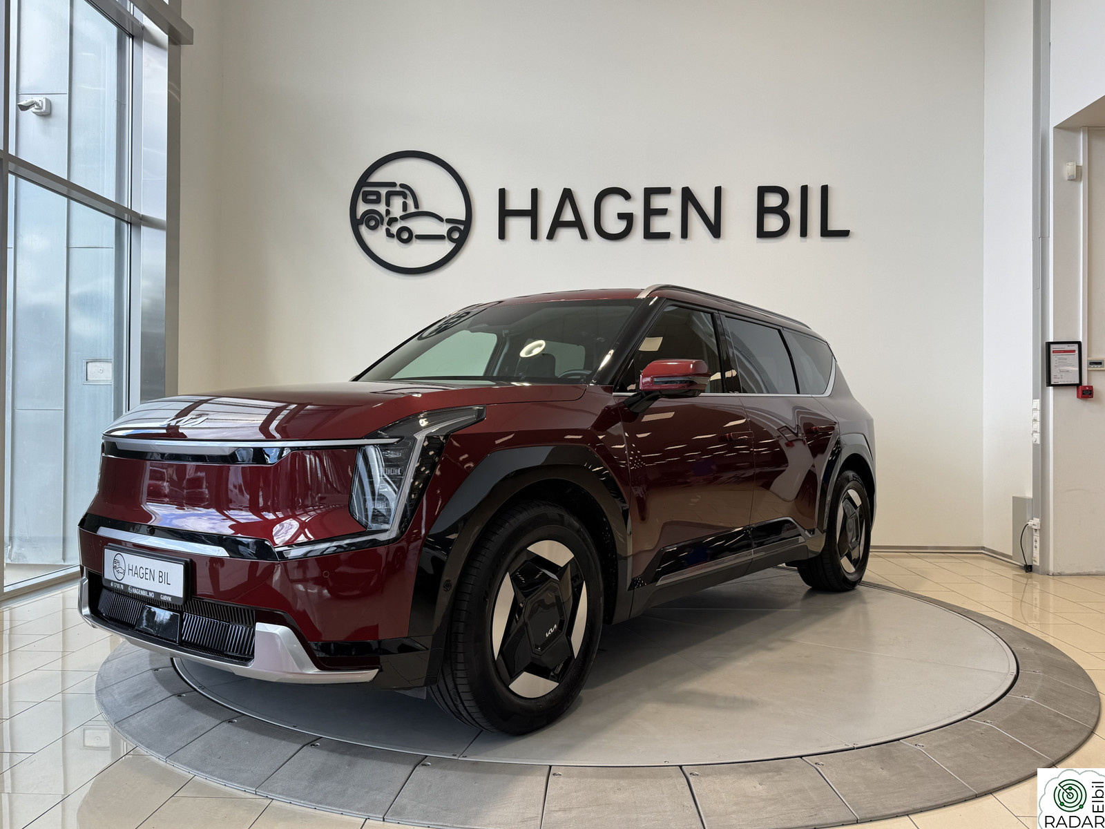 KIA EV9 AWD / 7-SETER / EXCLUSIVE / NY I NORGE / NAVI / R.KAMER