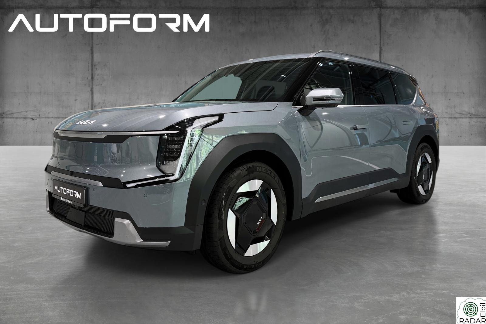 KIA EV9 AIR| AWD| 385hk| 7 seter| 521km| Skinn| Krok| R.kamera|