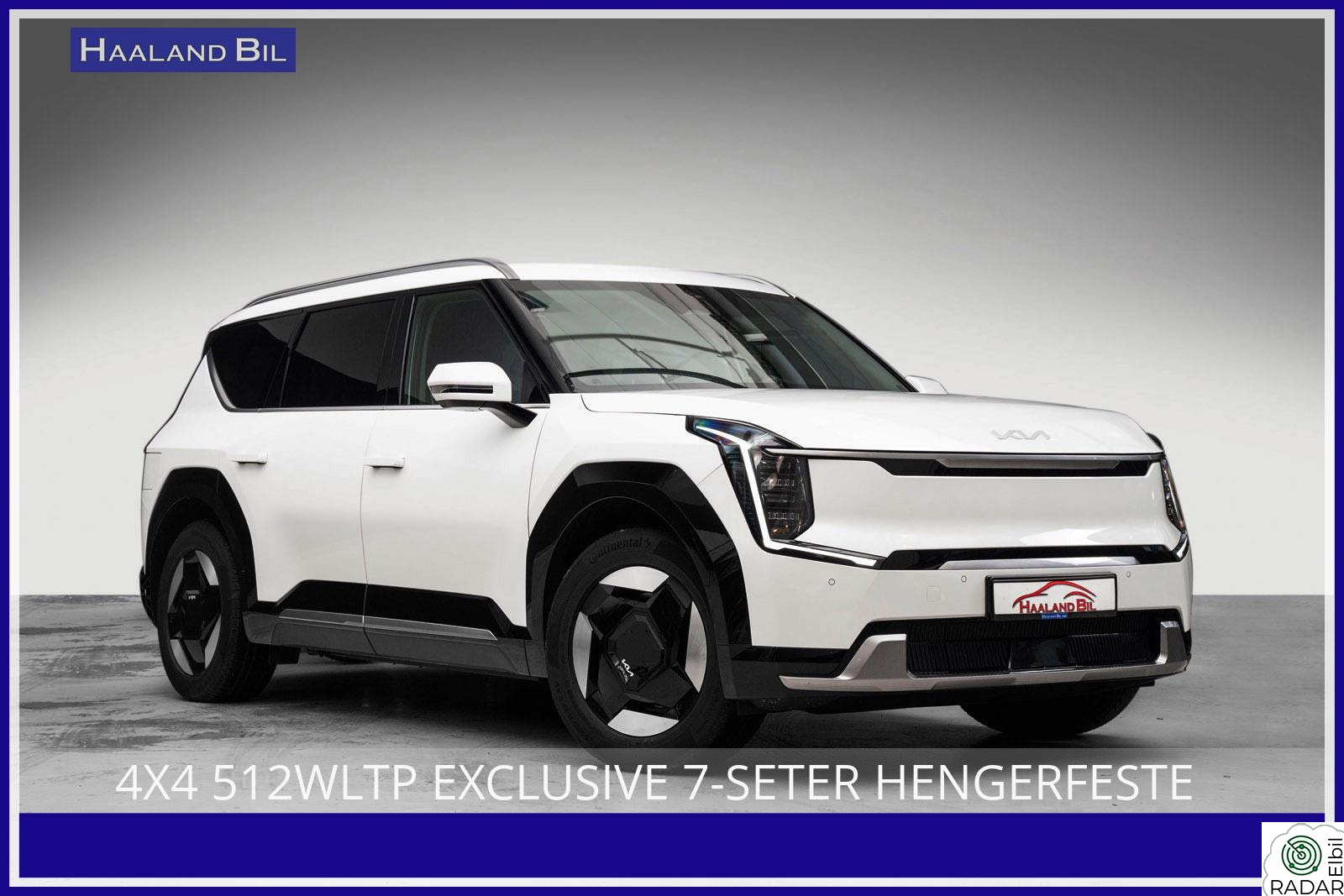 KIA EV9 4X4 512WLTP EXCLUSIVE 7-SETER HENGERFESTE