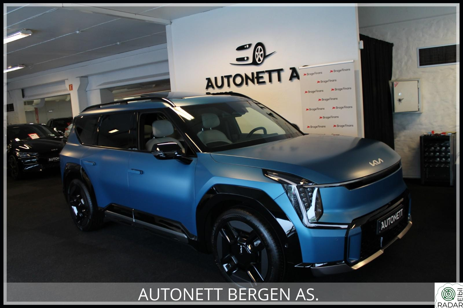 KIA EV9 GT-LINE,MATT LAKK!!! AWD,7-SETER,H-FESTE,PANO,S+V-HJUL