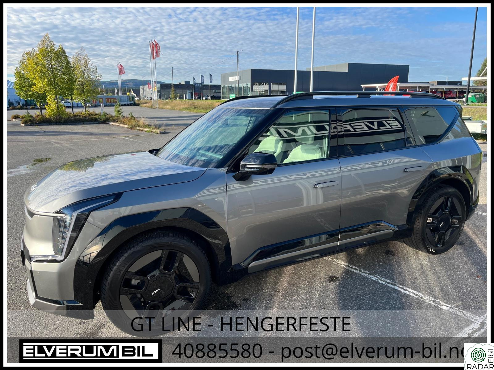 KIA EV9 GT LINE AWD 6 SETER KROK/ACC/MASSASJE/MERIDIAN/360++