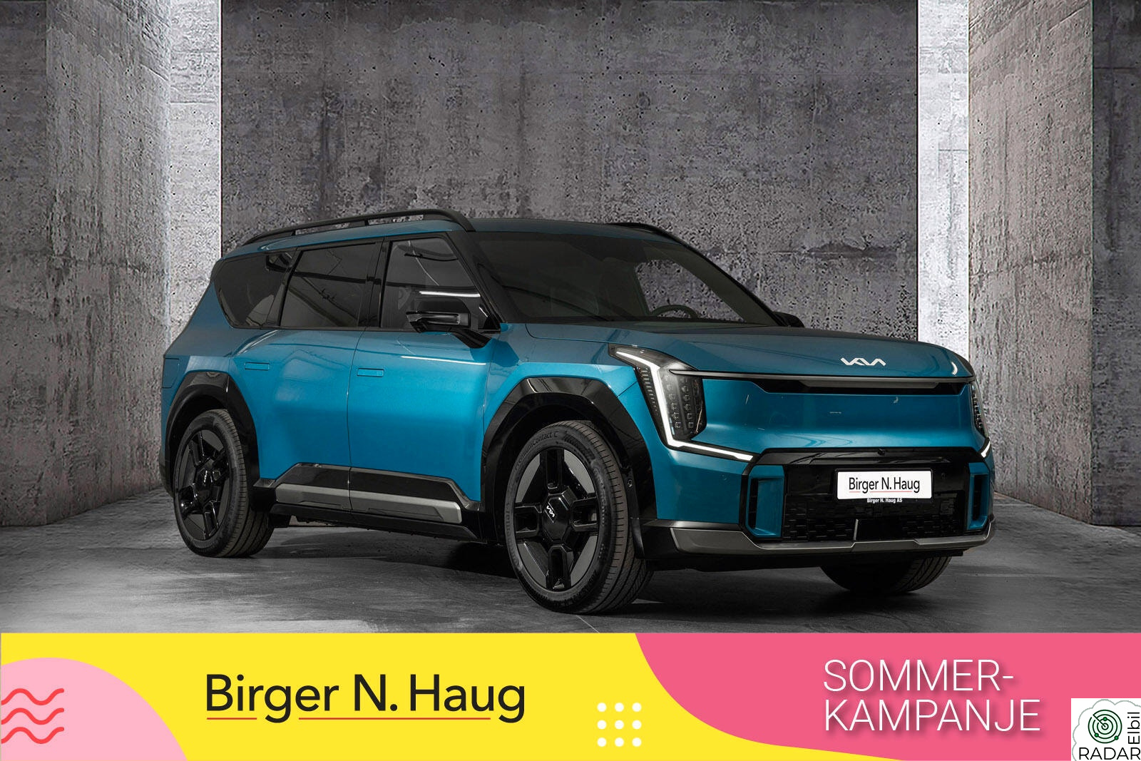 KIA EV9 GT Line 6 seter LEVERINGSKLAR TOPPMODELL!