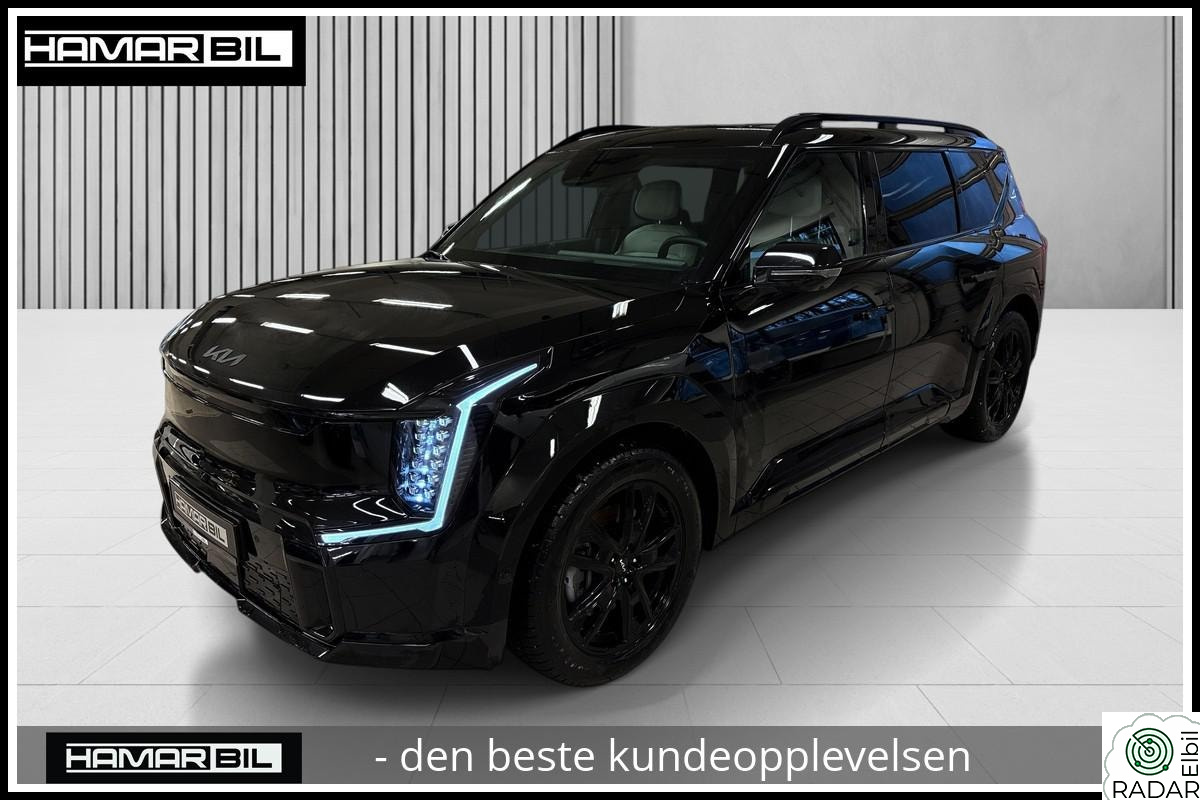 KIA EV9 GT Line|7 seter|Blackpack|Pano|360|Meridian|HeadUp|Krok