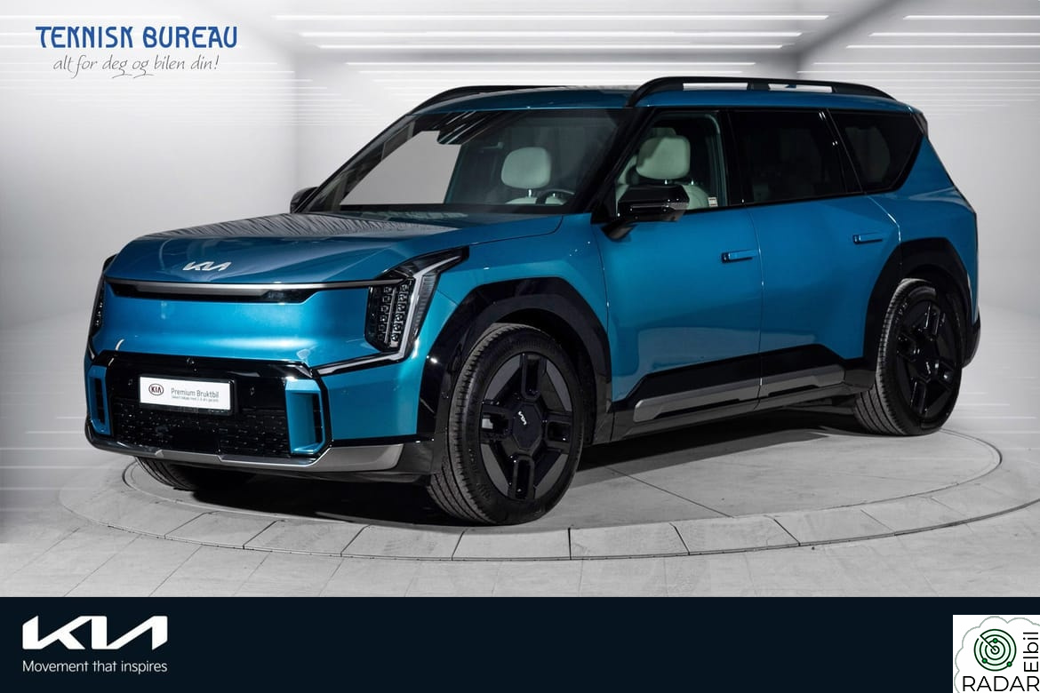KIA EV9 GT-Line Launch Edt. Panorama, Skinn, 6s RV 505km WLTP