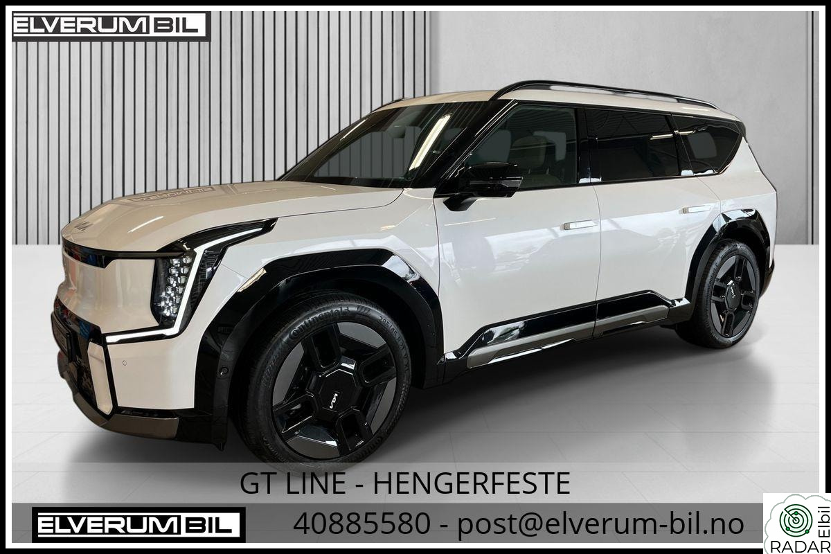 KIA EV9 GT LINE AWD 6 SETER KROK/ACC/MASSASJE/MERIDIAN/360++