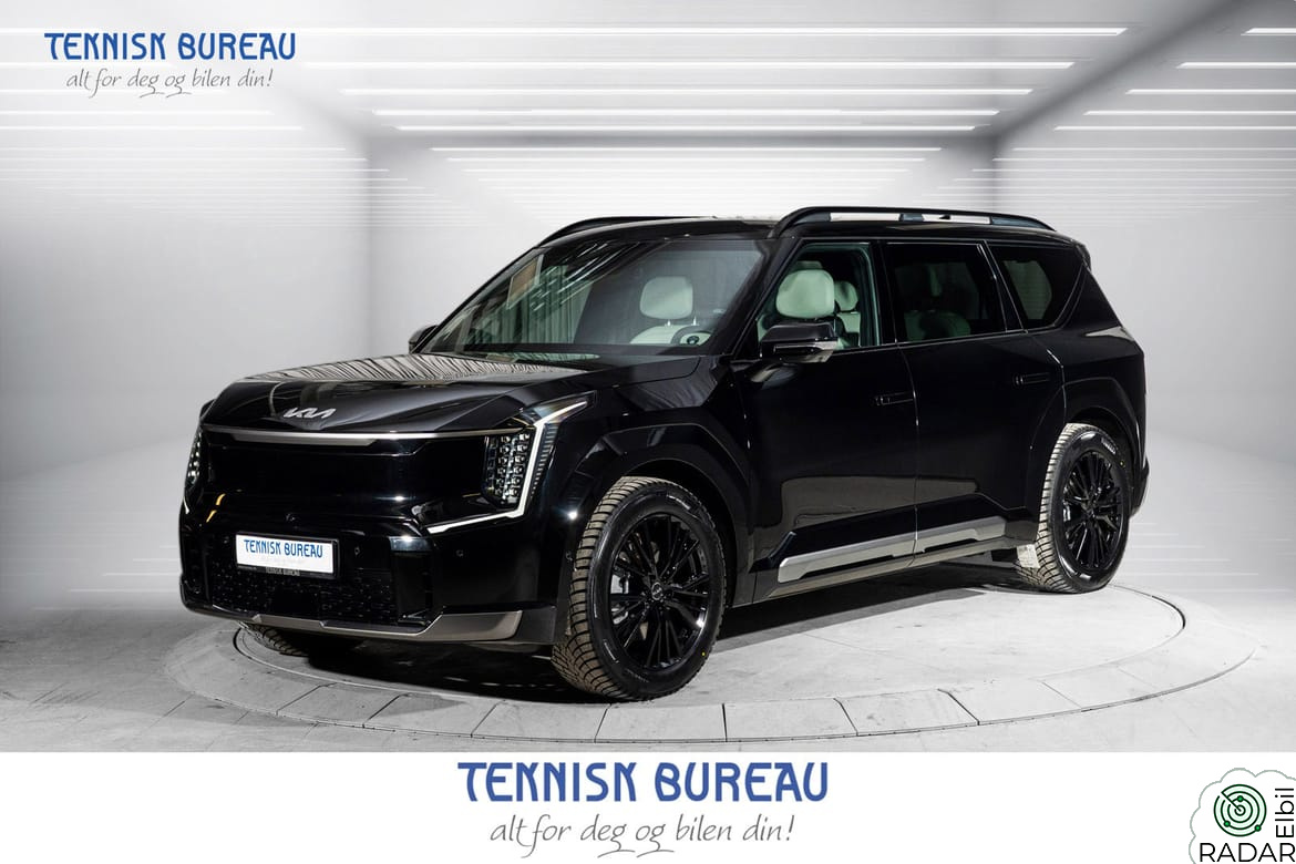 KIA EV9 GT Line AWD, Panorama, Skinn, HUD, 7 s. RV 505km WLTP