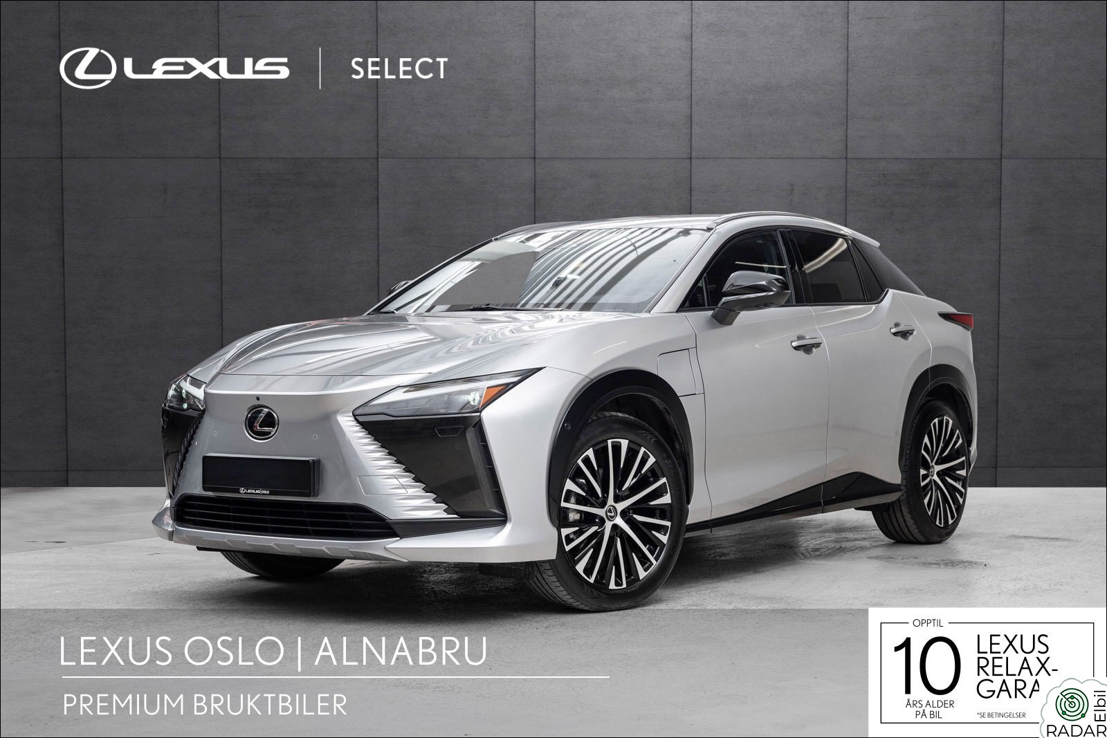 LEXUS RZ450E 450e AWD Luxury, Topputstyrt