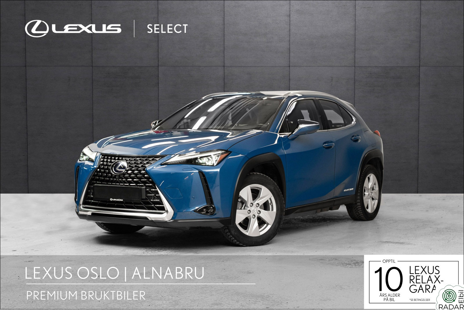 LEXUS UX300E 300e FWD Luxury Topputstyrt